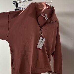 Women's Half-Zip Jacket in Rose by Nike
